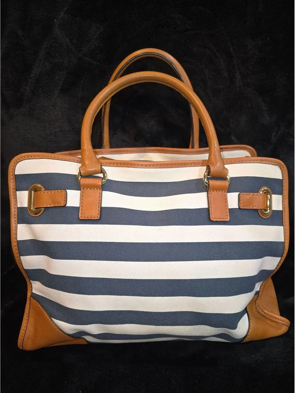 152. Michael Kors Hamilton striped Navy Blue/White